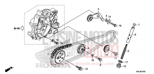 CAM CHAIN/TENSIONER C125AK de 2019